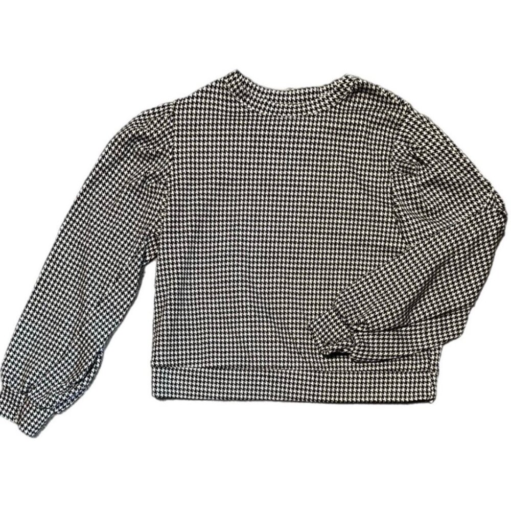 Zara Poof Sleeves Top Size 10